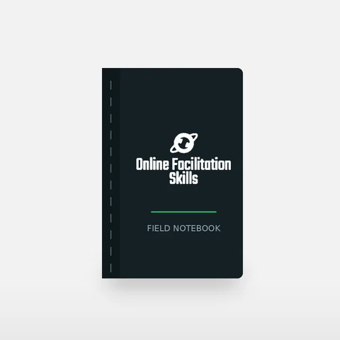 Field Notebook carrying the Online Facilitation Skills mark
